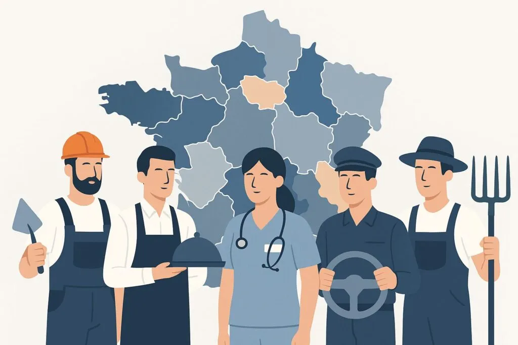 liste des métiers en tension